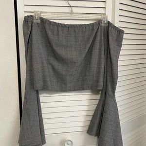 Forever 21+ Cropped Batwing Sleeve Top